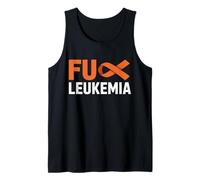 F-CK Chemise de Sensibilisation au Cancer avec Ruban Orange pour survivants de la leucémie Débardeur