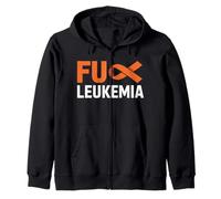 F-CK Chemise de Sensibilisation au Cancer avec Ruban Orange pour survivants de la leucémie Sweat à Capuche
