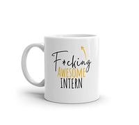 F*cking Awesome Intern-Funny Gift For Intern-Rude Mug For Intern-World's Best Intern-Funny Mug For Intern-Curse Word