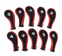 f Club Headcover, f Rod Headcover Protector, Premium Cloth Material with Sturdy ipper, Durable f Club Heads Cover for f Clubs, Set of 10
