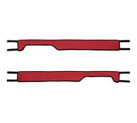 F-CORE Housses de siège Base Camion compatibilité pour Volvo FH 4 01.13-12.19 FH 5 01.20- Rouge