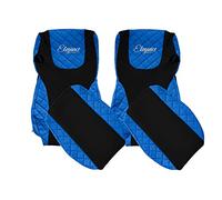 F-CORE Housses de Siege Camion compatibilité pour DAF CF 01.13-12.20 XF 106 01.14-09.21 Bleu