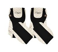 F-CORE Housses de Siege Camion compatibilité pour DAF CF 01.13-12.20 XF 106 01.14-09.21 Champagne