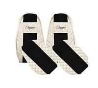 F-CORE Housses de Siege Camion compatibilité pour Volvo FM 4 FH 4 01.13-12.19 Champagne