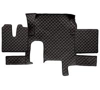 F-CORE Tapis de entierement Le Sol Camion compatibilité pour Man TGX 01.07-12.17 AUTOMAT 1 Tiroir Noir/Rouge