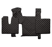 F-CORE Tapis de entierement Le Sol Camion compatibilité pour Man TGX 01.07-12.17 AUTOMAT 2 Tiroirs Noir/Rouge
