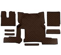 F-CORE Tapis de entierement Le Sol Camion compatibilité pour Man TGX 01.18-03.20 AUTOMAT 1 Tiroir Marron