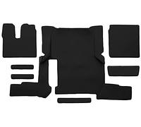 F-CORE Tapis de entierement Le Sol Camion compatibilité pour Man TGX 01.18-03.20 Manual 1 Tiroir Noir