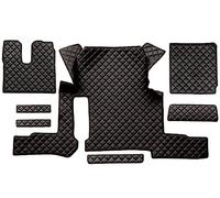 F-CORE Tapis de entierement Le Sol Camion compatibilité pour Man TGX 01.18-03.20 Manual 1 Tiroir Noir/Rouge