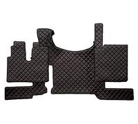 F-CORE Tapis de entierement Le Sol Camion compatibilité pour Man TGX 03.21- avec Frein au Sol Noir/Rouge