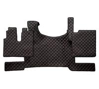 F-CORE Tapis de entierement Le Sol Camion compatibilité pour Man TGX 03.21- sans Frein au Sol Noir/Rouge