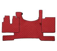 F-CORE Tapis de entierement Le Sol Camion compatibilité pour Man TGX 03.21- sans Frein au Sol Rouge