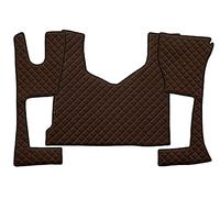 F-CORE Tapis de entierement Le Sol Camion compatibilité pour Mercedes ACTROS MP 4 01.11-12.18 Cabine 230cm Petite boîte à Gants Marron