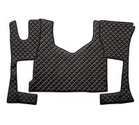 F-CORE Tapis de entierement Le Sol Camion compatibilité pour Mercedes ACTROS MP 4 01.11-12.18 Cabine 230cm Petite boîte à Gants Noir/Rouge