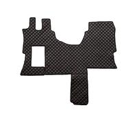 F-CORE Tapis de entierement Le Sol Camion compatibilité pour Mercedes ACTROS MP 4 01.11-12.18 Solo Star Noir/Rouge