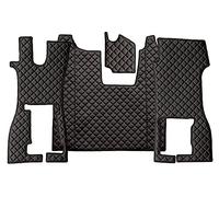 F-CORE Tapis de entierement Le Sol Camion compatibilité pour Scania R NEXTGEN 01.17- Conducteir Pliable Noir/Rouge