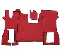 F-CORE Tapis de entierement Le Sol Camion compatibilité pour Scania R NEXTGEN 01.17- Conducteir Pliable Rouge