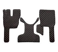 F-CORE Tapis de entierement Le Sol Camion compatibilité pour Volvo FM 4 01.13-12.19 Noir/Rouge