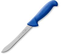 F. DICK Couteau à Filet de Poisson ErgoGrip, Lame Semi-Flexible 15 cm, Manche Bleu, Acier Inoxydable