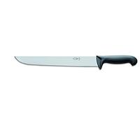 F. Dick Couteau pour matériaux isolants (longueur 30 cm, lame lisse, couteau à dos droit, pour matériaux isolants mous, manche ergonomique) 60390300, Black