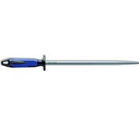 F. DICK Fusil de boucher 30 cm manche bleu/noir Fusil à aiguiser rond avec manche 2 K