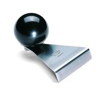 F. DICK Grattoir Blank Boy - Élimine les irrégularités et les résidus de la planche à découper - En acier inoxydable - Outil professionnel - 90028000 - Noir