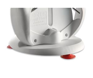 F. DICK Plaque de support pour Rapid Steel - Couleur : blanc - Convient pour tous les Rapid Steels - Avec ventouses - En plastique