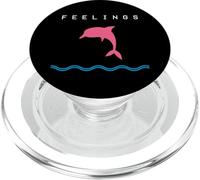 F E E L I N G S Dauphin Mignon Vaporwave Esthétique Dauphins PopSockets PopGrip pour MagSafe