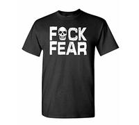 F- Fear - Drink Beer - Wrestling Austin Sports - Unisex T-T-Shirts à Manches Courtes Grey(Medium)