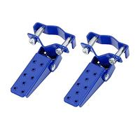 F FIERCE CYCLE 1 paire de repose-pieds de moto pliables en acier inoxydable de 8 mm, bleu