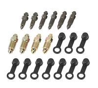 F FIERCE CYCLE 10Pcs Vis de Purge Frein Boulon Banjo M6x1 M7x1 M8x1.25 M10x1.25 Bleeder Vis pour Motocyclette