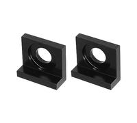 F FIERCE CYCLE 2pcs 15mm Trou Dia Moto Ajusteur Chaîne Tendeur Bloc Noir