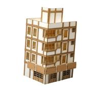 F Fityle 1/144 Bâtiment modèle Architecture scène Accessoire Table de Sable DIY Peinture Diorama Ville construit la Disposition des chemins de Fer, Style B