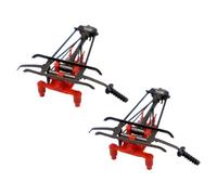 F Fityle 1/87 ARM Pantographes Bow Train Model Accessoires Pièces de Rechange, Remplacement Metal Diy Modified Trains pour Le Train Modèle, 2pcs