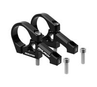 F Fityle 1 Paire de potences de vélo de Montagne, faciles à Installer, réparation, Fournitures Robustes, Montage Direct, Potence de Guidon de vélo, Pince de, Noir