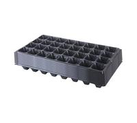 F Fityle 10 Pièces Plateaux de Semis de Croissance, Bacs de Germination avec des Trous, Pépinière de Semis en Plastique Durabilité, Plateau de Propagation Polyvalent et Reutilisable, 32 Trous