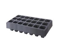 F Fityle 10 Pièces Plateaux de Semis de Croissance, Bacs de Germination avec des Trous, Pépinière de Semis en Plastique Durabilité, Plateau de Propagation Polyvalent et Reutilisable, 21 Trous