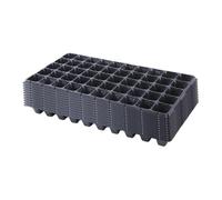 F Fityle 10 Pièces Plateaux de Semis de Croissance, Bacs de Germination avec des Trous, Pépinière de Semis en Plastique Durabilité, Plateau de Propagation Polyvalent et Reutilisable, 50 Trous