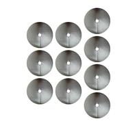 F Fityle 10x Anneaux de paillis d'arbre Non tissés Dégradable Plante Plante Protection des Racines Round 24 Tissu de barrière réutilisable d'arbre Protecteur, Argent