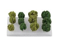 F Fityle 12 pièces d'arbres modèles, accessoires d'arbres miniatures, arbres d'architecture pour projets de bricolage, fournitures de diorama de maison de