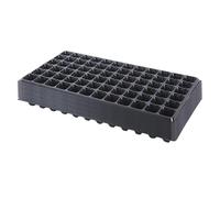 F Fityle 12 Platesaux de Semis en PP avec Cellules, Bac de Plantation Multi-Alvéoles, Bacs à Cultiver, Trous de Drainage Intégrés, Plateau Culture, Pépinière de Semis pour Légumes, 72 Trous
