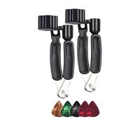 F Fityle 2 enrouleurs de cordes de guitare, coupe-cordes avec 5 médiators, outil 3 en 1 pour guitare, extracteur de chevilles de chevalet pour mandoline,