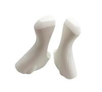 F Fityle 2 Pièces Manette de Vitesse Levier Couvercle de Levier de Frein Capot Manette de Vitesse Couvre Manches Vélo de Route Levier de Frein Capots pour, Blanc