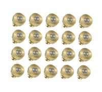 F Fityle 20 Pièces Misting Nozzle Tête Remplacement Laiton Micro Fonction Auto-étanche Convient à Jardin Serre Élevage, 0.3mm