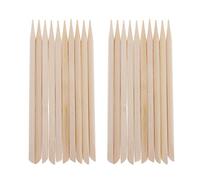 F Fityle 20pcs à Dessin Stylet Grattoirs, Stylos à Gratter Bambou Polyvalents, Outils de Bois pour Artiste Brush, Idéal Cadeau pour Garçon/Fille