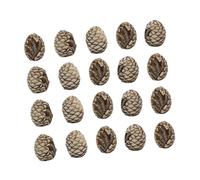 F Fityle 20x Mini-œufs de Dinosaures Pierres de résine décorative pelouse Pavage Maison aménagement paysager Pierres de Jardin Miniature Pierres pour vases