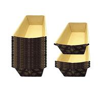 F Fityle 25 Pièces Tasses de Cuisson Polyvalentes Fournitures de Cuisson Décor Boîte de Récipient à Boîtes d'emballage de Sandwich pour Festivals Boutique