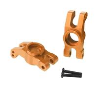 F Fityle 2x 1/14 RC Voiture Essieu Arrière Siège RC Ensemble de Direction Robuste Métal Hobby Outil Accessoire Pièce de Rechange Pièce de Mise à Niveau pour, or