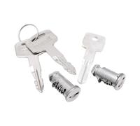 F Fityle 2X cylindres de Verrouillage Barre transversale serrures Accessoire, détachable, Barres de Toit serrures Barres transversales de Toit de clé de