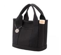 F Fityle 2X Femme Petit Sac Fourre-Tout Sac à Provisions avec Poches Sac à Poignée Supérieure Matériaux Durables Sac à Main à Fermeture éclair Lisse Taille